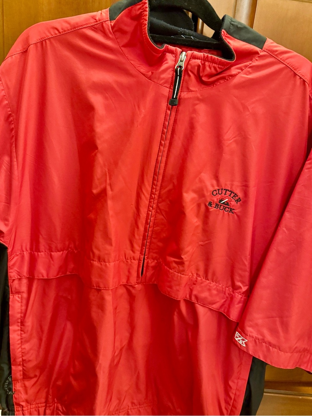 Cutter & Buck Red Jacket with Embroidered Logo